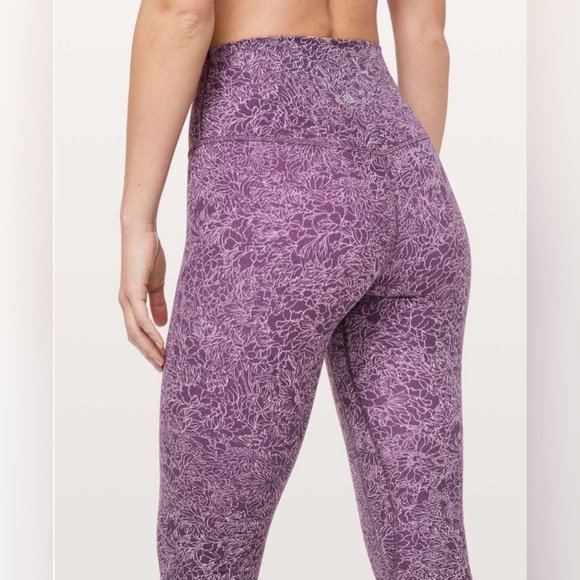 Lululemon Align Pant 21” Arabesque Antoinette Smoky Quartz Size 2 - Picture 3 of 9